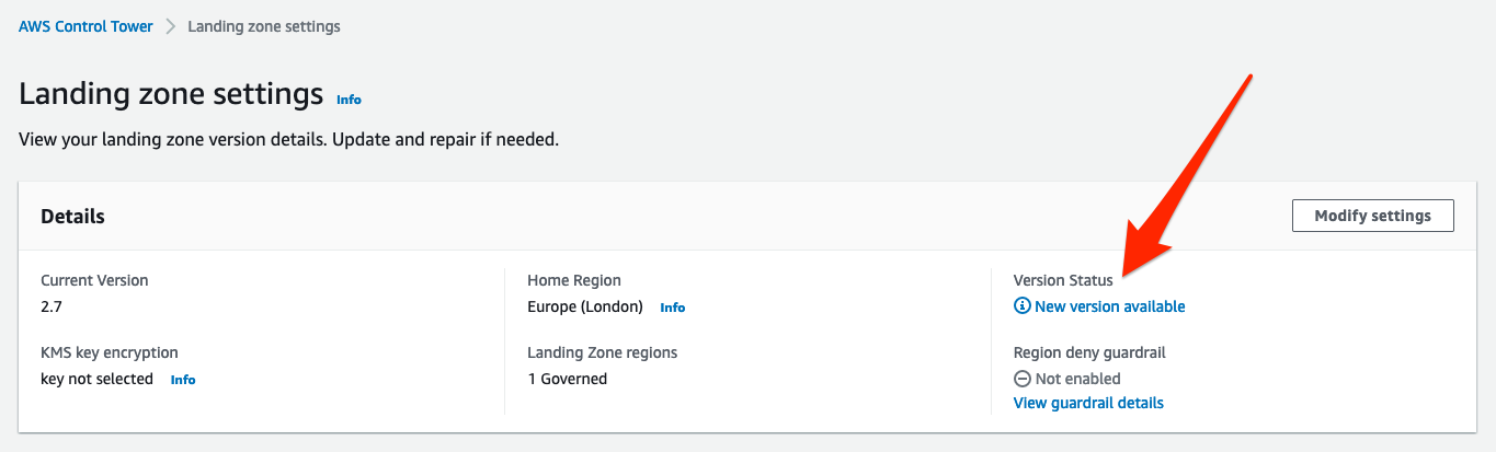 Updating AWS Control Tower Landing Zone to version 2.8 – anthayes.cloud